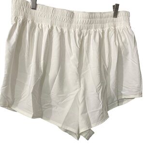 NEW Nike Women’s White Dri Fit Loose Fit Training Running Shorts - Size 1X